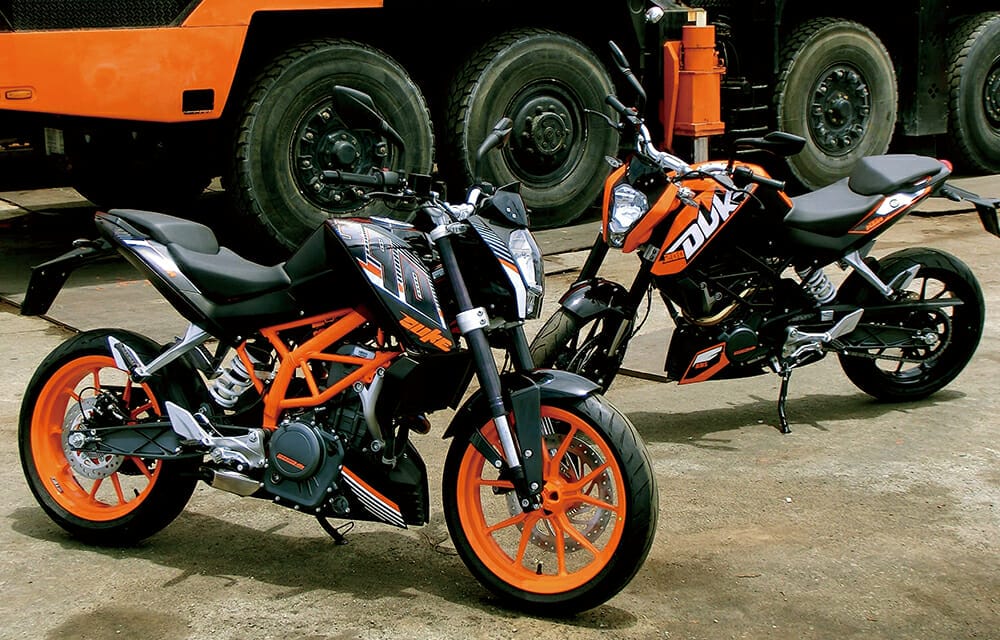 KTM 390 DUKE / 200 DUKE最新バイクレポート 2014年9月号 | 沖縄の新車/中古バイク・パーツは沖縄専門【クロスバイク】