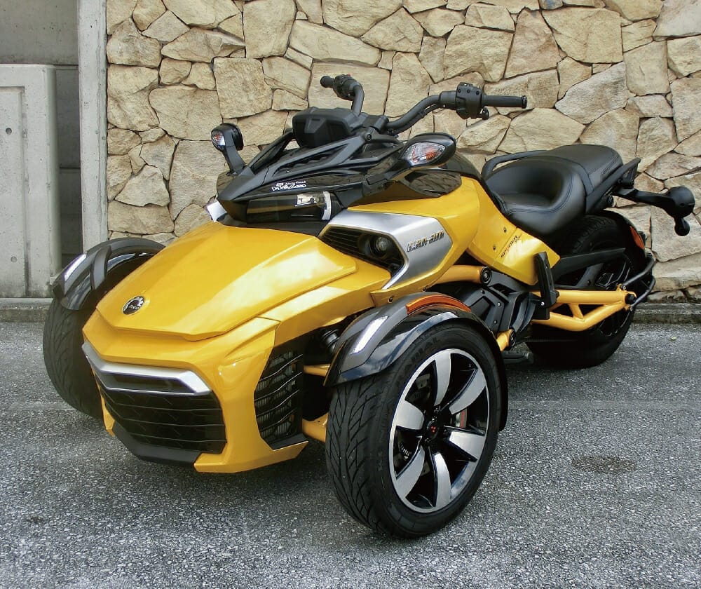 can-am スパイダーF3-S最新バイクレポート 2019年5月号 | 沖縄の新車/中古バイク・パーツは沖縄専門【クロスバイク】