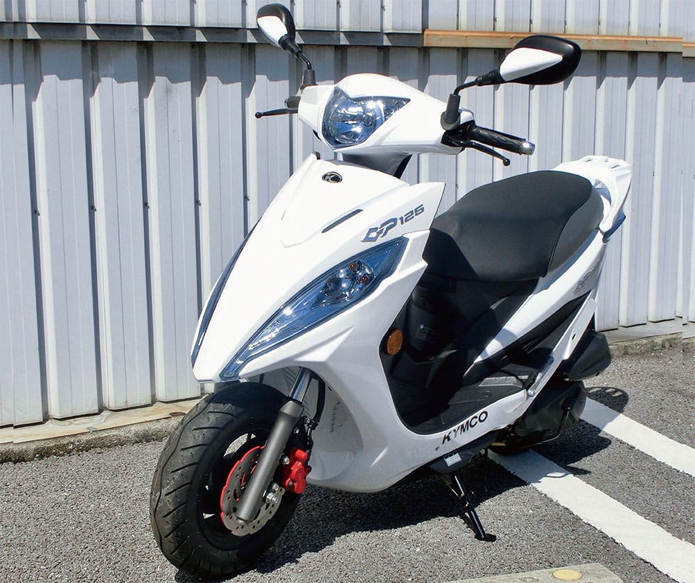 KYMCO GP125最新バイクレポート 2019年6月号 | 沖縄の新車/中古バイク・パーツは沖縄専門【クロスバイク】