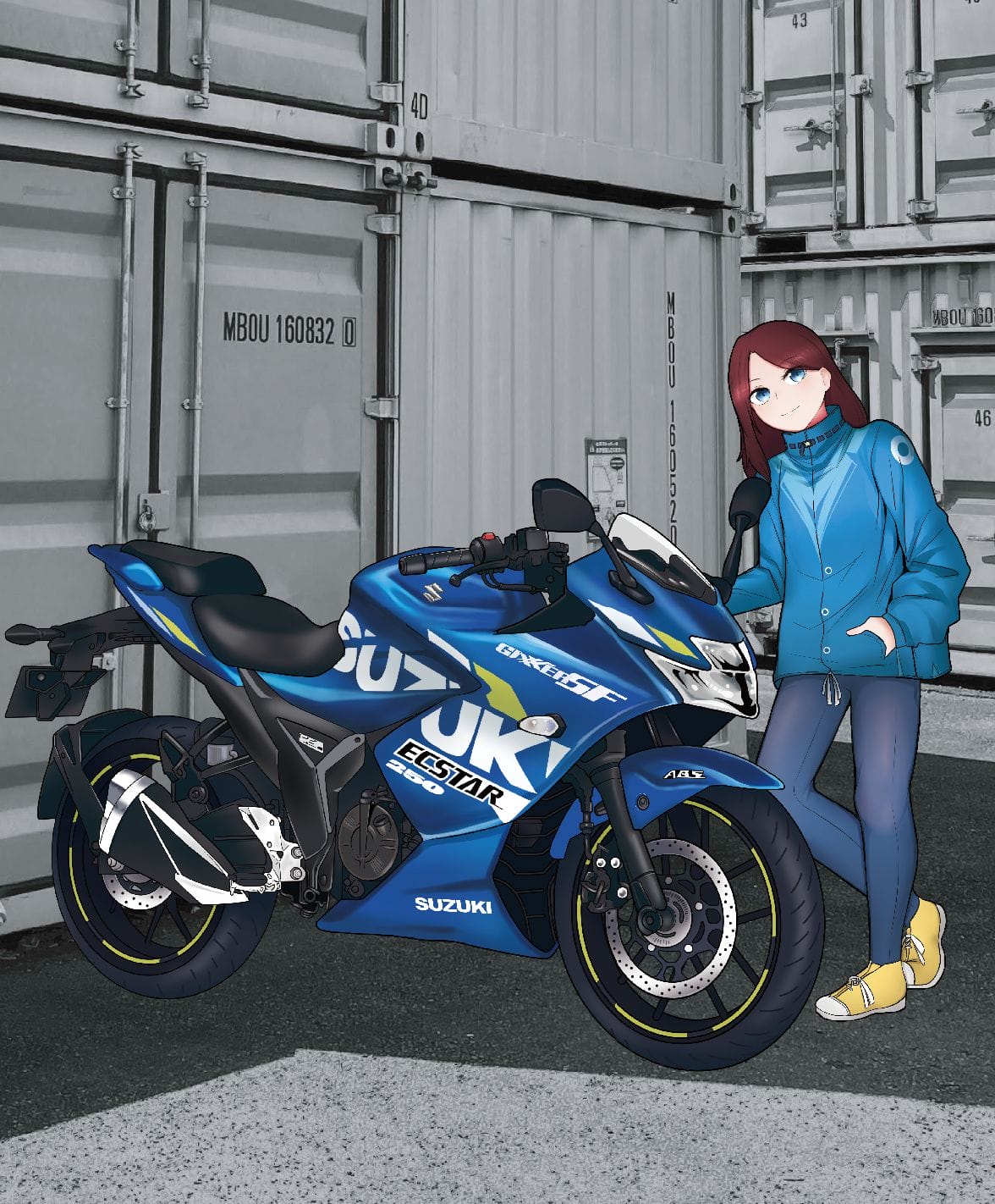 スズキの最新技術が詰まった 油冷エンジンで走りを楽しめ。SUZUKI